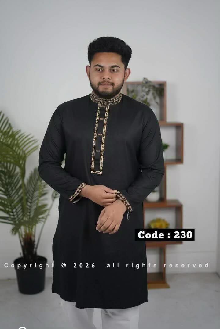 Printed Cotton Panjabi